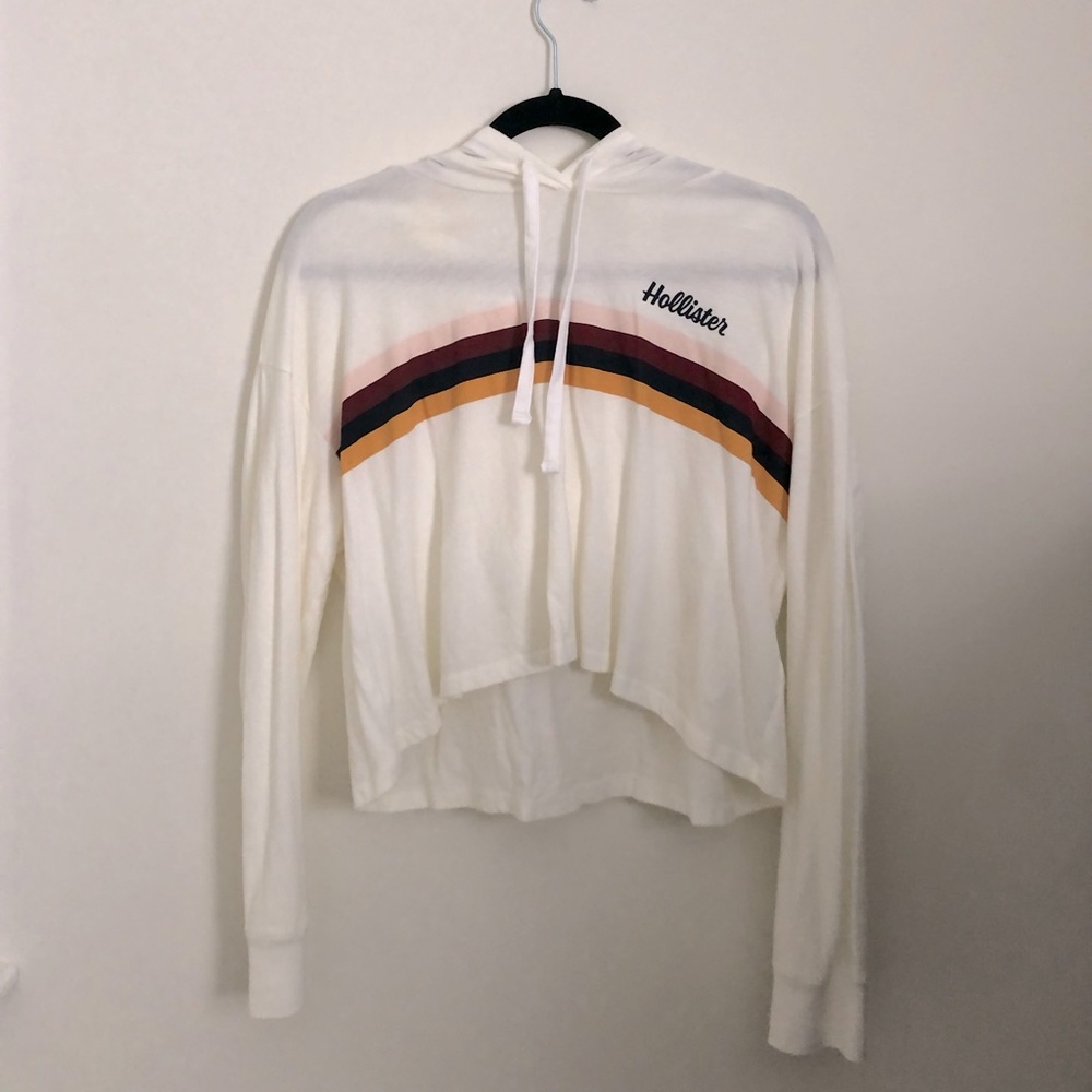 Hollister cropped hoodie